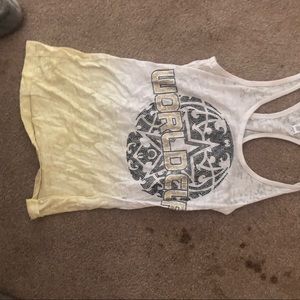 World Cup All Stars rhinestone ombré tank